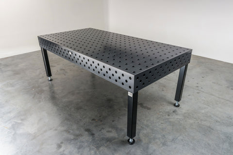 AKTIONS-ANGEBOT Schweißtisch 2400mm x 1200mm PRO | plasmanitriert | inklusive Zubehör-Set 3.0