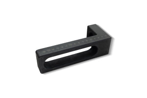 Nitrierter Anschlag- und Spannwinkel 75 SL mit Millimeterskala, ideal für präzises Spannen großer Teile, 175mm x 75mm x 50mm