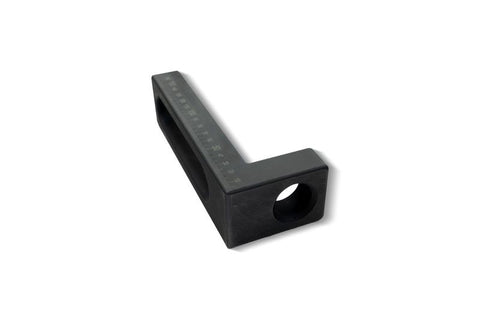 Nitrierter Anschlag- und Spannwinkel 75 SL mit Millimeterskala, ideal für präzises Spannen großer Teile, 175mm x 75mm x 50mm