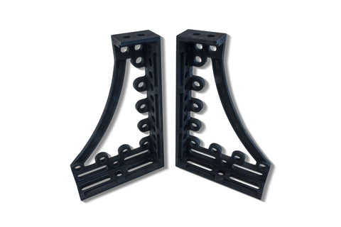 Anschlag- und Spannwinkel 600 mm PRO, 376mm x 600mm x 95mm, aus Stahlguss GGG40, nitriert, für Schweißtische