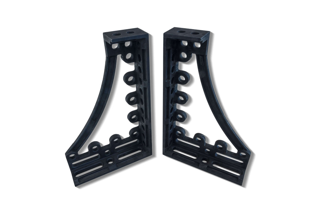 Anschlag- und Spannwinkel 600 mm PRO, 376mm x 600mm x 95mm, aus Stahlguss GGG40, nitriert, für Schweißtische