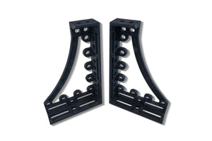 Anschlag- und Spannwinkel 600 mm PRO, 376mm x 600mm x 95mm, aus Stahlguss GGG40, nitriert, für Schweißtische