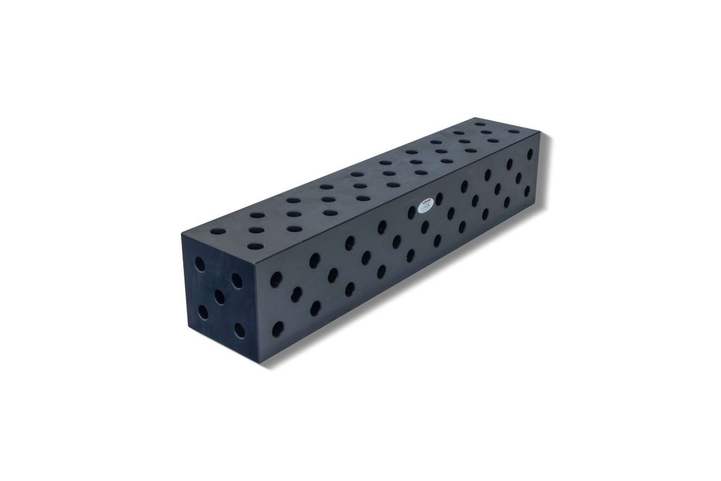 Winkel U-Form PRO 1000mm x 200mm x 200mm, plasmanitriert, Stahl S355J2+N, für Schweißtische, Tischverlängerung und Senkrechtaufbau