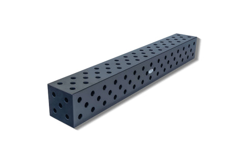 Winkel U-Form PRO 1500mm x 200mm x 200mm, plasmanitriert, Stahl S355J2+N, für Schweißtische, Tischverlängerung und Senkrechtaufbau