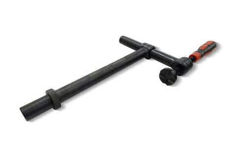 Profi-Schraubzwinge 90° brüniert, nitriert, max. Spannhöhe 340mm, stufenlos verstellbar 0° - 360°, System 28