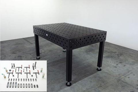 AKTIONS-ANGEBOT Schweißtisch 1500mm x 1000mm PRO | plasmanitriert | inklusive Zubehör Set 3.0