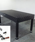 Plasmanitrierter Schweißtisch 2400mm x 1200mm x 200mm mit verschleißfester Oberfläche