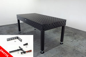 Plasmanitrierter Schweißtisch 2400mm x 1200mm x 200mm mit verschleißfester Oberfläche