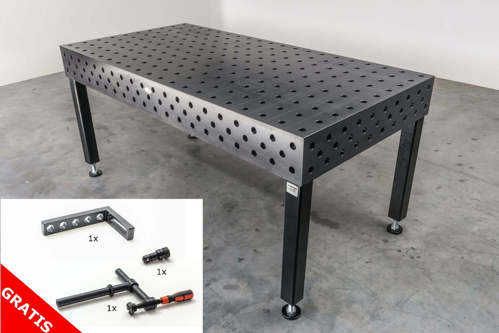 Schweißtisch 2000mm x 1000mm PRO | plasmanitriert | inklusive StarterSet