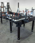 Schweißtisch 2000mm x 1000mm PRO, plasmanitriert, Stahl S355J2+N, verschleißfest, höhenverstellbare Tischfüße, Gewicht 736 kg