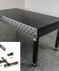 Schweißtisch 2400mm x 1200mm mit antihaftbeschichteter und plasmanitrierter Oberfläche