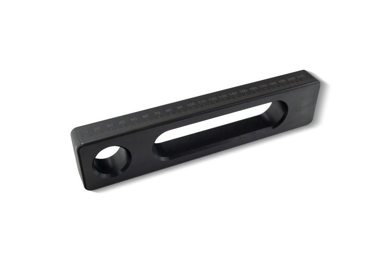 Nitrierter Universal-Anschlag 225mm mit Langloch von 0-100mm für präzise Positionierungen
