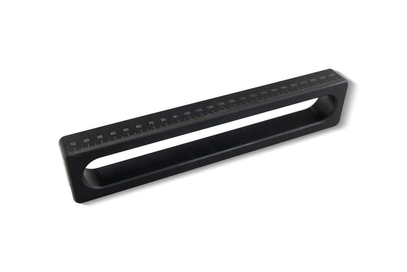 Nitrierter Universal-Anschlag 250mm mit Langloch von 0-200mm für präzise Positionierungen