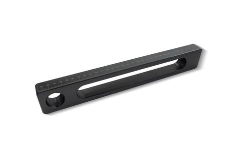 Universal-Anschlag 325 L, 325mm x 50mm x 25mm, nitriert, für präzises Arbeiten auf Schweißtischen mit Systembohrung
