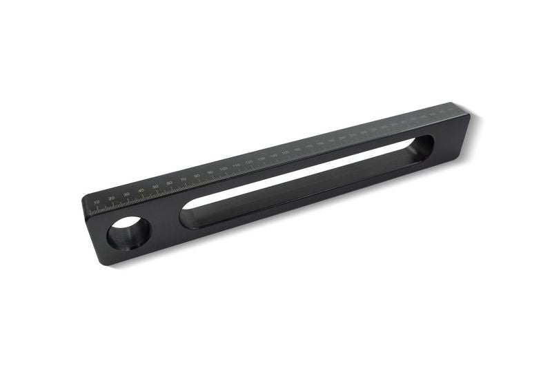 Universal-Anschlag 325 L, 325mm x 50mm x 25mm, nitriert, für präzises Arbeiten auf Schweißtischen mit Systembohrung