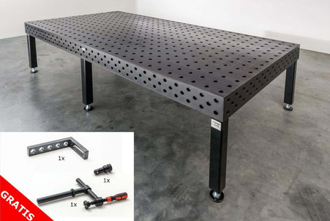 Schweißtisch 3000mm x 1500mm PRO | plasmanitriert | inklusive StarterSet