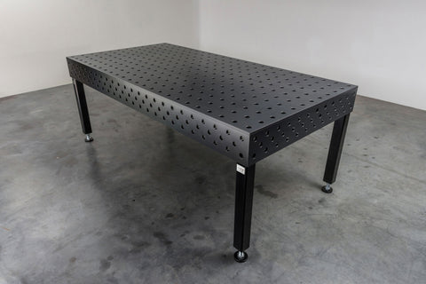 Schweißtisch 2400mm x 1200mm mit antihaftbeschichteter und plasmanitrierter Oberfläche