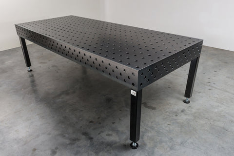 Schweißtisch 2900mm x 1400mm, 895kg, Antihaftbeschichtung, Microlegierter Stahl, verstellbare Tischhöhe und verstärkte Unterkonstruktion