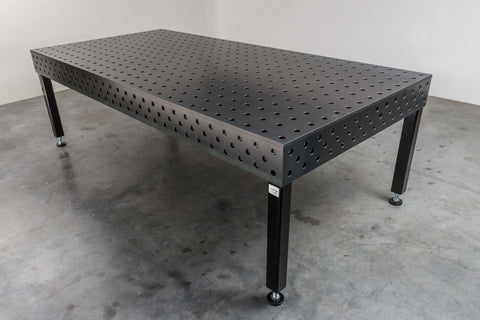 Schweißtisch 2900mm x 1400mm mit antihaftbeschichteter und plasmanitrierter Oberfläche