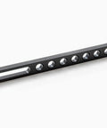 Anschlag 525mm x 50mm x 25mm mit 7 Systembohrungen und Langloch