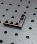 Einstellbarer Universal-Flachwinkel 175mm mit Systembohrungen und Langloch