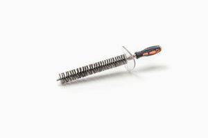 Lochbürste 30mm Durchmesser mit Schutzkappe zur Reinigung von 28er Bohrungen