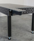 Ausleger zur Verlängerung der Arbeitsfläche, 500mm x 200mm, mit Raster und Bohrungen