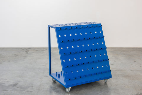 Werkzeugwagen für Schweißtisch-Zubehör, 650mm x 900mm x 1020mm, ideal für 53-teiliges Set, mit 4 Rollen